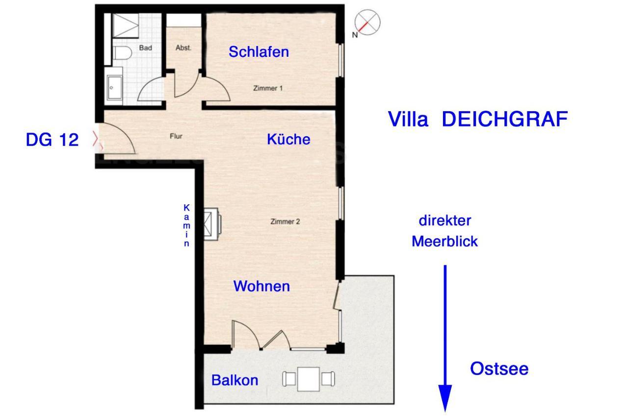 Villa Deichgraf 12 "Meerblick" Börgerende-Rethwisch Dış mekan fotoğraf